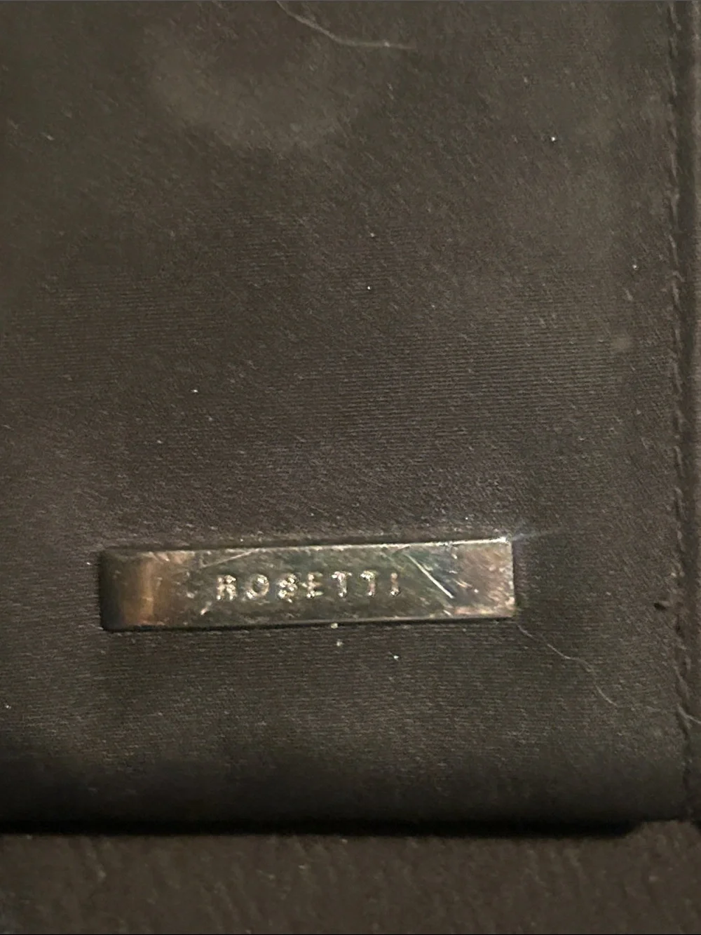 Rosetti Wallet Black Leather Full Zip Around